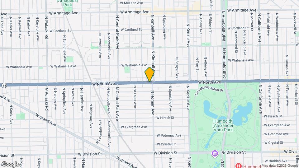 3409 W North Ave, Unit 3 Map and Location Details