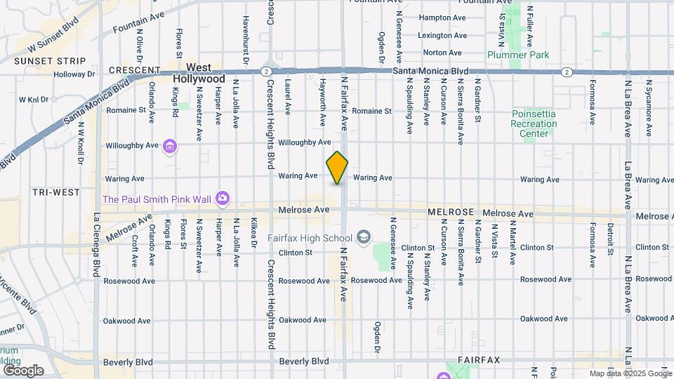 Fairfax Apartments Map and Location Details