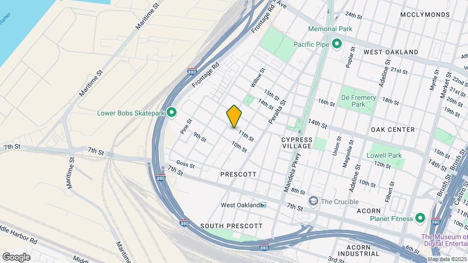 1671 11th St Map and Location Details