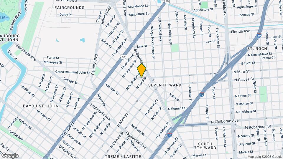 2311 D'Abadie St Map and Location Details