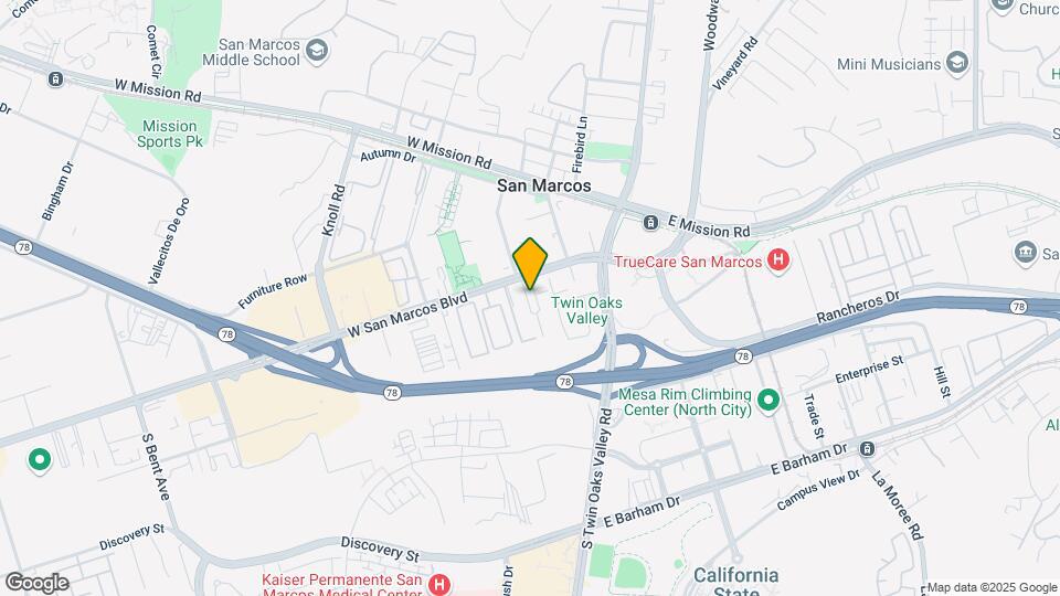 Cactus Garden Apartments Mapa y Detalles de la Ubicación