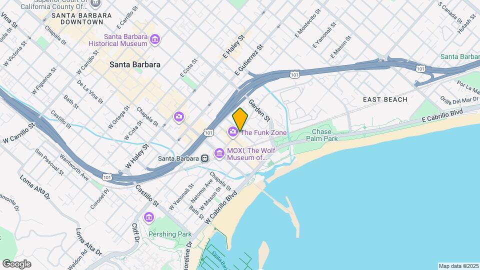 116 E Yanonali St, Unit c2 Mapa y Detalles de la Ubicación