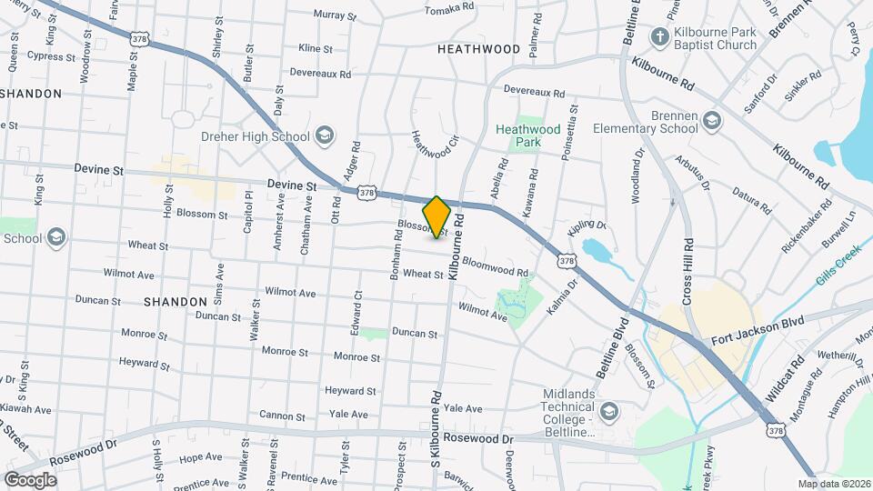 3715 Coleman St Map and Location Details