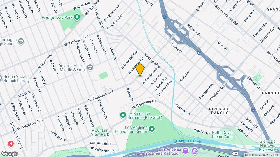 370 W Alameda Ave Mapa y Detalles de la Ubicación