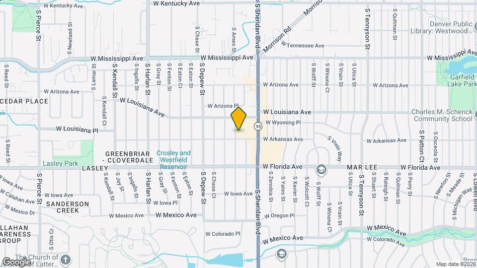 1374 S Benton St Map and Location Details