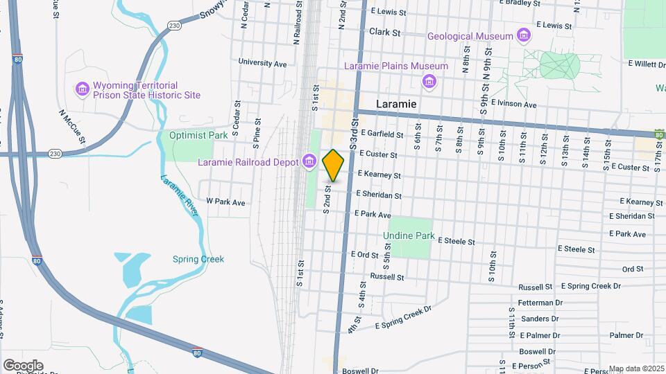 621 S 2nd St Map and Location Details