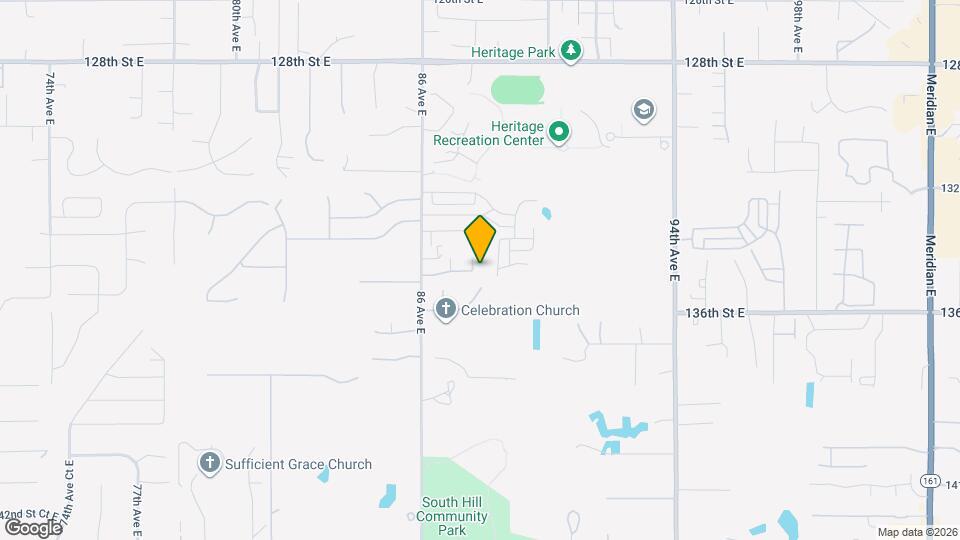 13421 87th Ave Ct E Map and Location Details