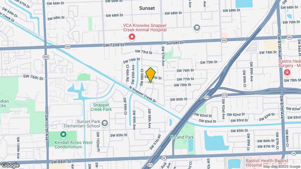 9770 SW 77th Terrace Map and Location Details