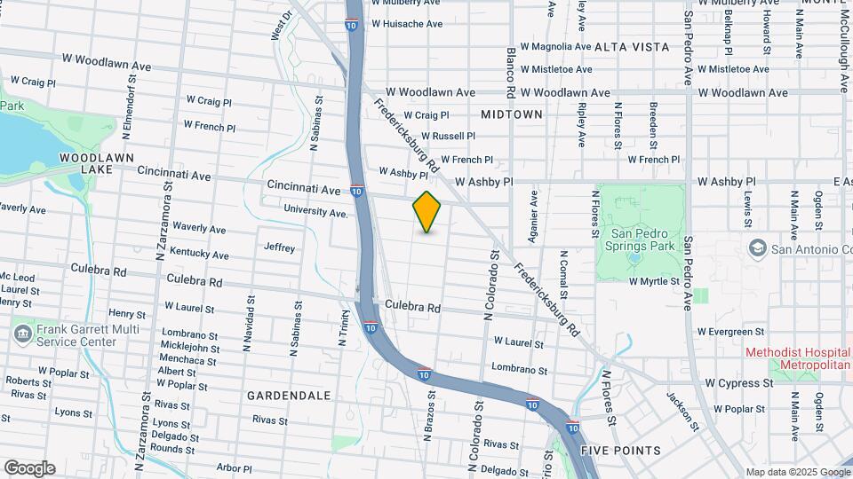 123 Yale Ave Map and Location Details