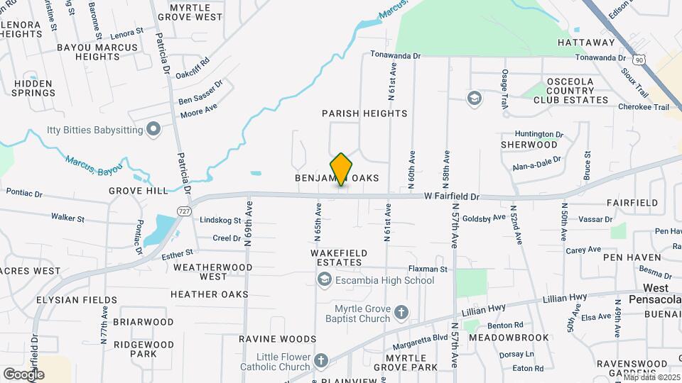 Benjamin Oaks Apartment Map and Location Details