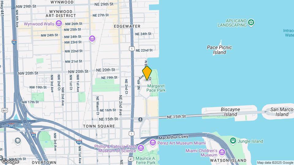 1800 N Bayshore Dr Map and Location Details