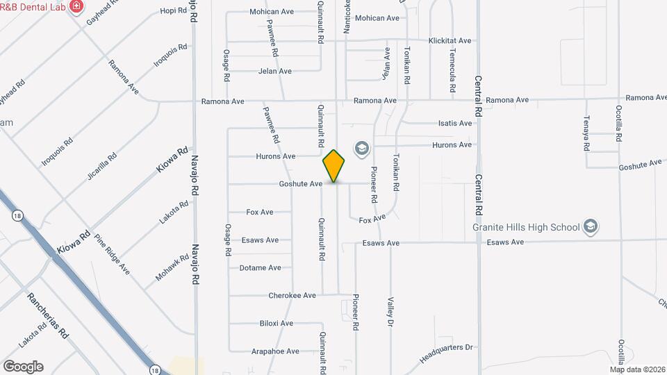 22091 Goshute Ave Map and Location Details