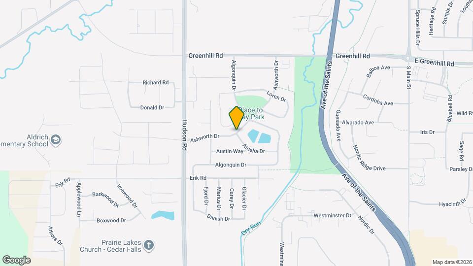 1029 Amelia Dr Map and Location Details