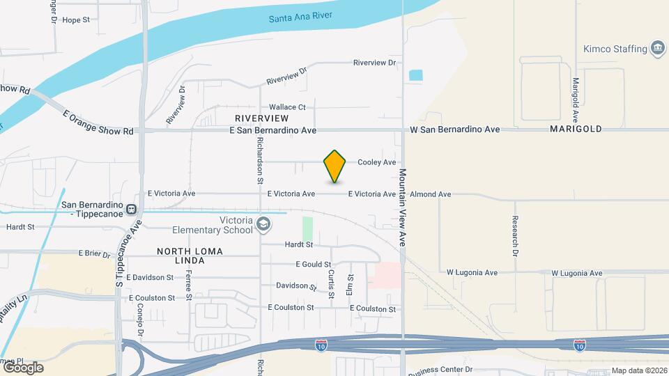 1842 E Victoria Ave Map and Location Details