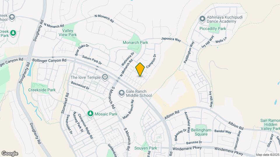 3221 Browntail Way Map and Location Details