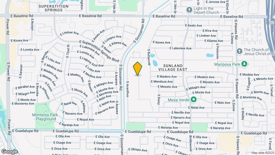 7755 E Laguna Azul Ave Map and Location Details