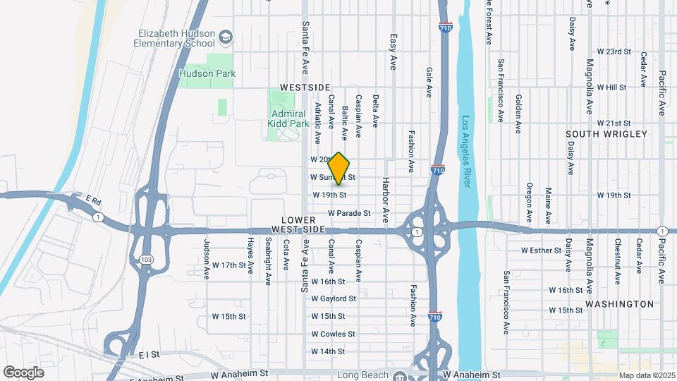 1547 W 19th St Map and Location Details