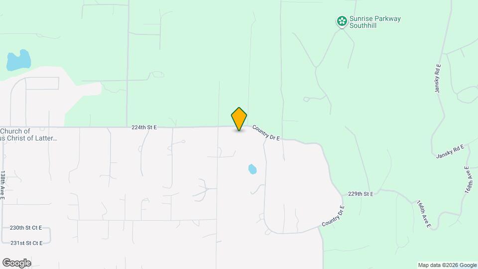 15314 224th St E Map and Location Details