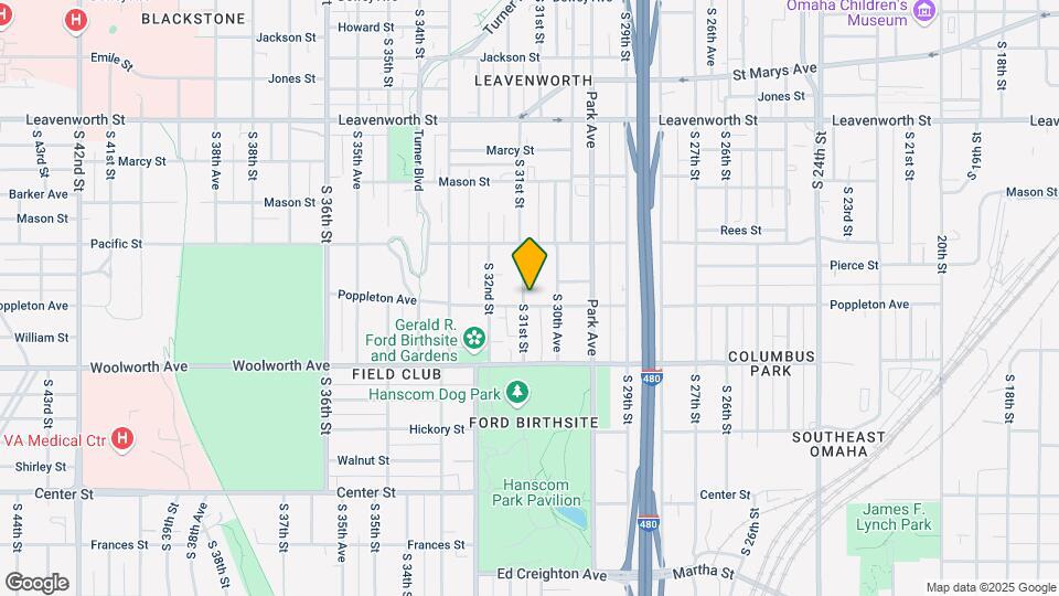 3062 Poppleton Ave Mapa y Detalles de la Ubicación