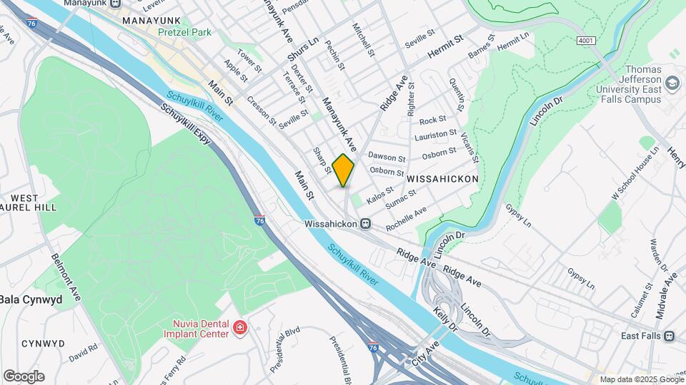 5150 Ridge Ave Map and Location Details