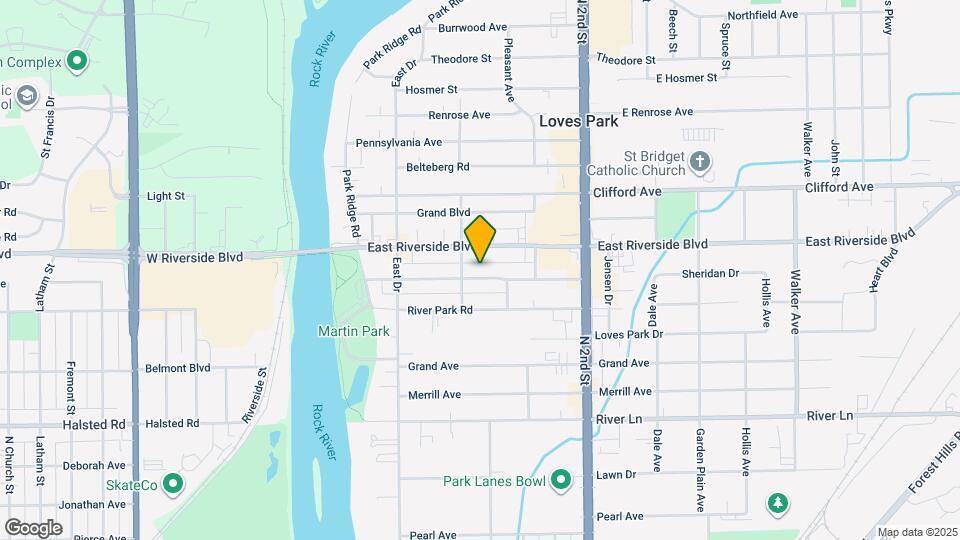 316 Sheridan Dr Map and Location Details