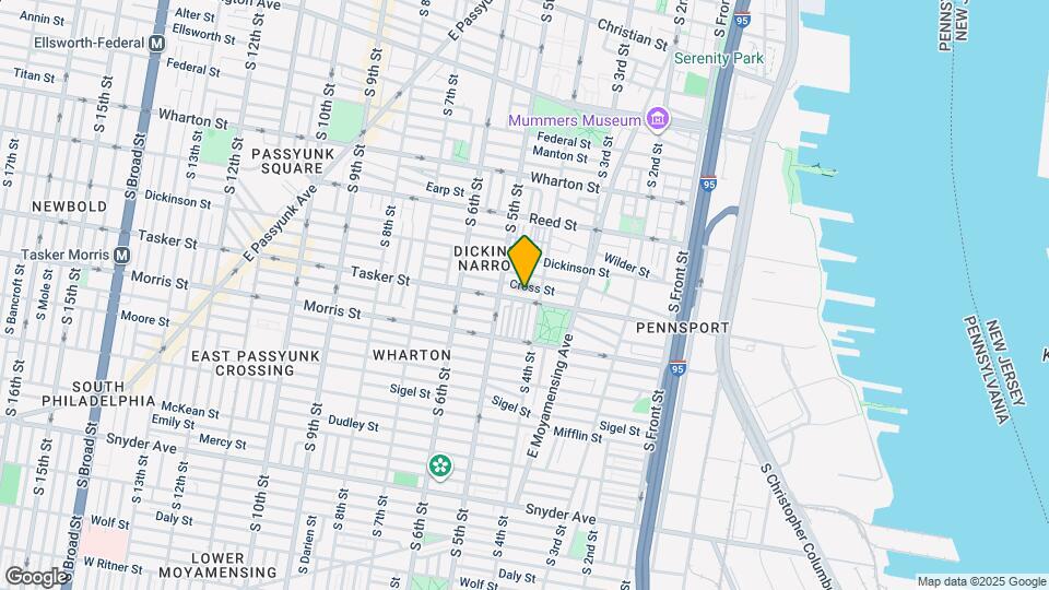 417 Tasker St Map and Location Details