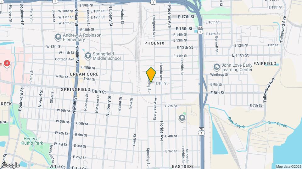 1859 Spearing St Map and Location Details