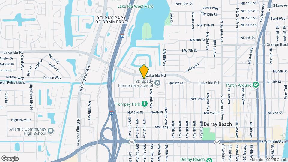 402 NW 10th Ave Map and Location Details