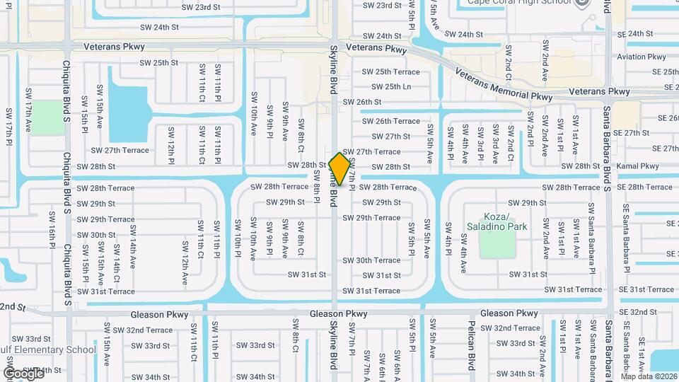 2823 Skyline Blvd Map and Location Details