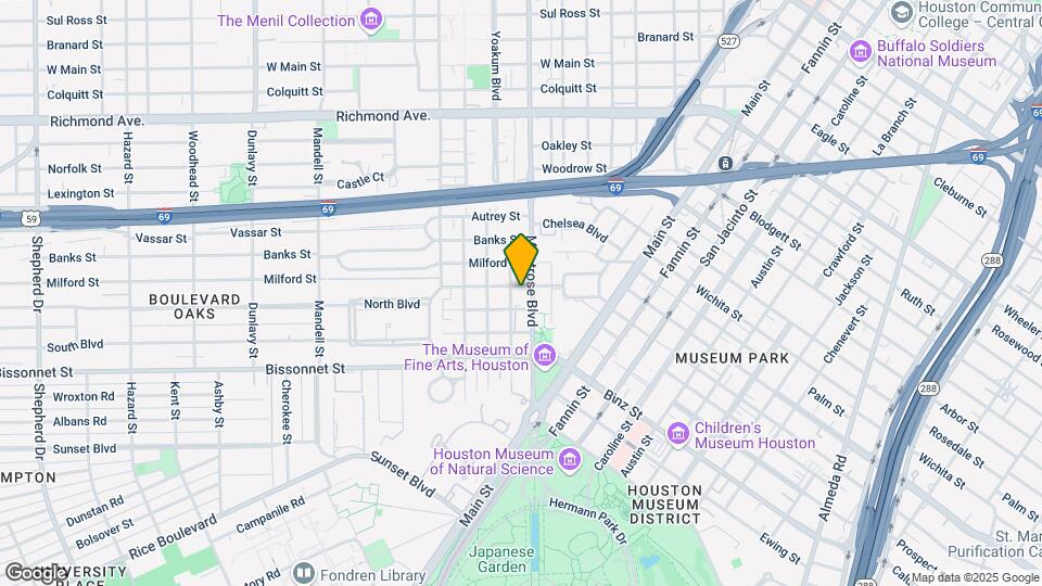 5000 Montrose Blvd Map and Location Details
