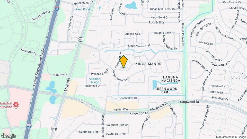 21808 Whispering Forest Dr Map and Location Details