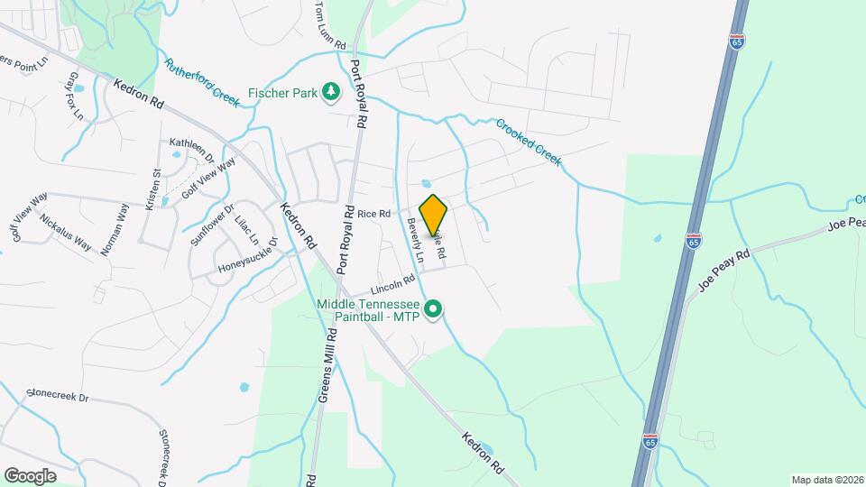 1006 Kyle Rd Map and Location Details