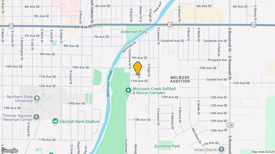 1018 Aldrich St S Map and Location Details