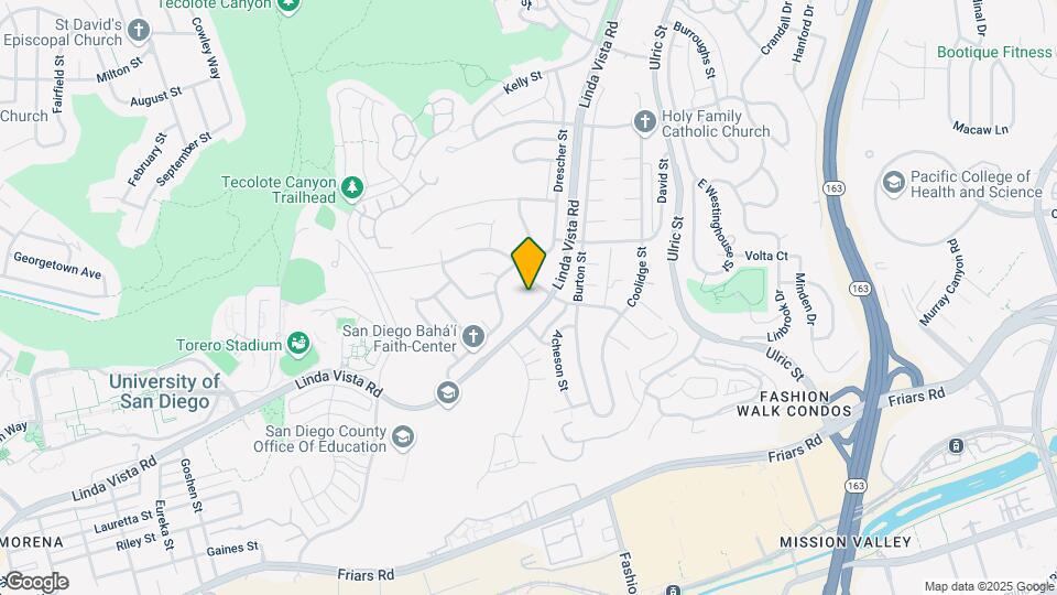 6650 Linda Vista Rd-Unit -6620 Linda Vista Rd, unit A4 Map and Location Details