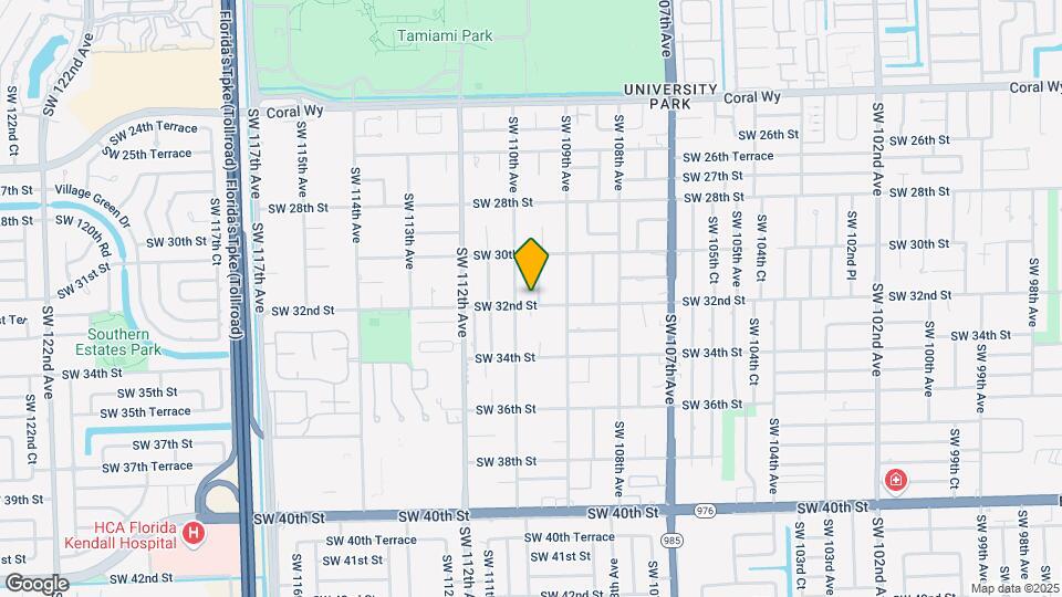 3160 SW 109th Ct Mapa y Detalles de la Ubicación