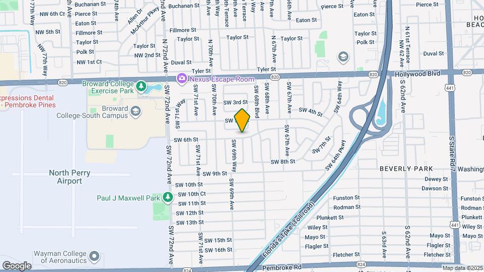 6901 SW 6th St Map and Location Details