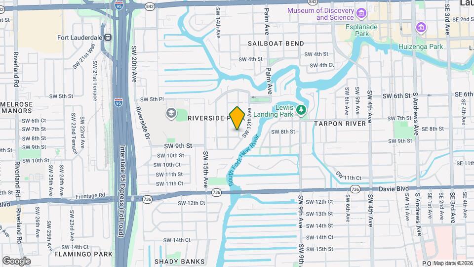 733 SW 13th Ave Mapa y Detalles de la Ubicación