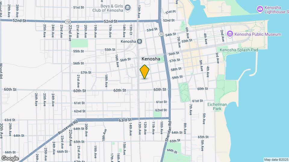 1204 59th St, Unit lower Map and Location Details