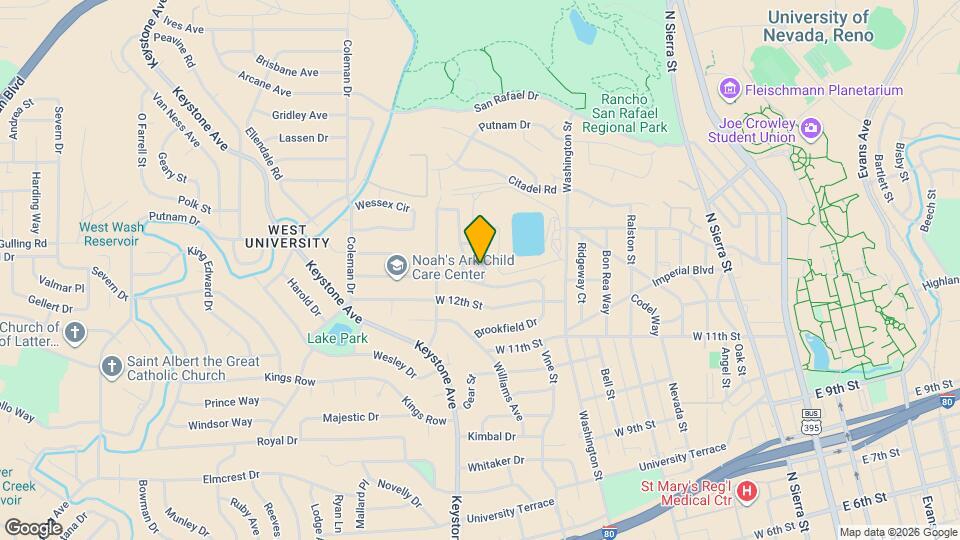 1245 Muir Dr Map and Location Details