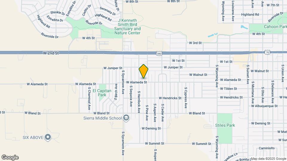 2401 W Alameda St Map and Location Details