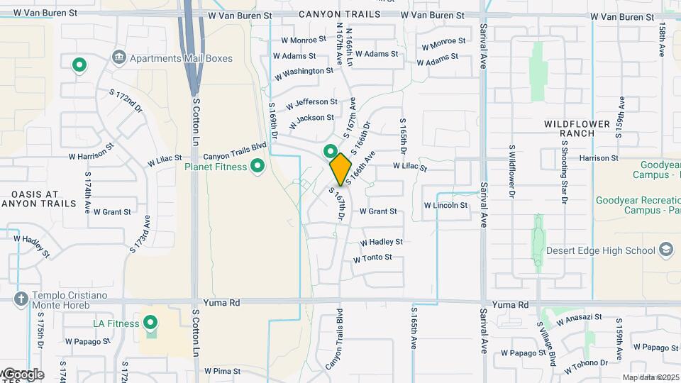 591 S 167th Dr Map and Location Details
