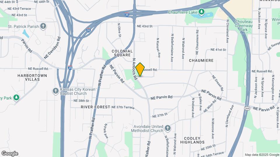 2619 NE 39th Terrace Mapa y Detalles de la Ubicación