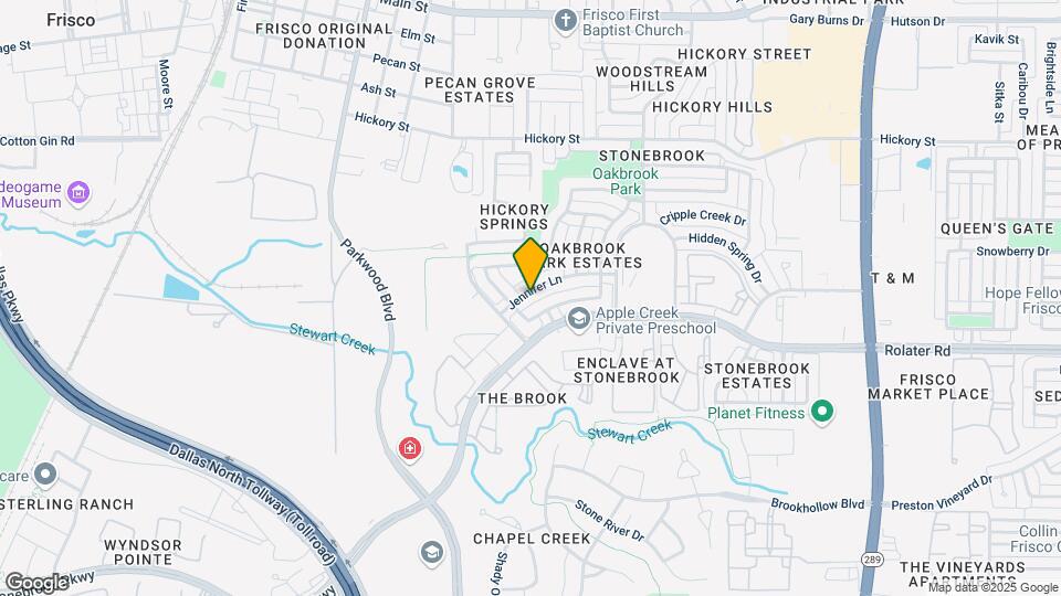 7607 Jennifer Ln Map and Location Details