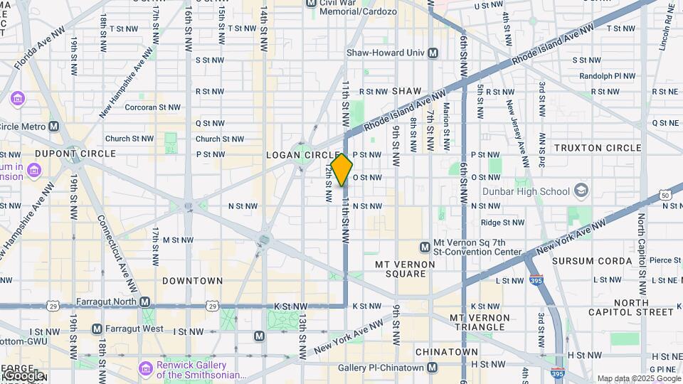 1318 11th St NW Map and Location Details