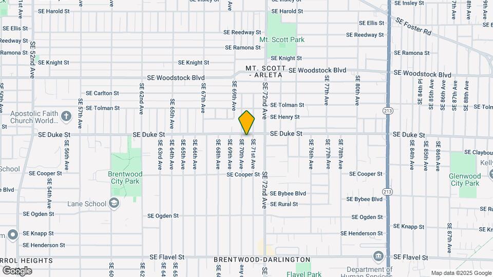 6520 SE 70th Ave Map and Location Details
