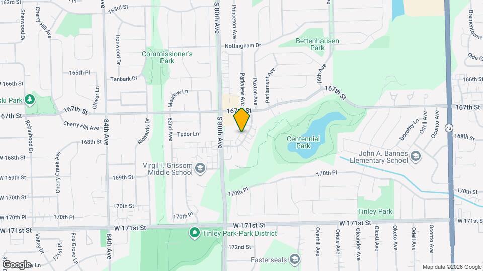 16736 Paxton Ave Map and Location Details