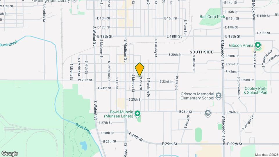 2915 S Vine St Map and Location Details