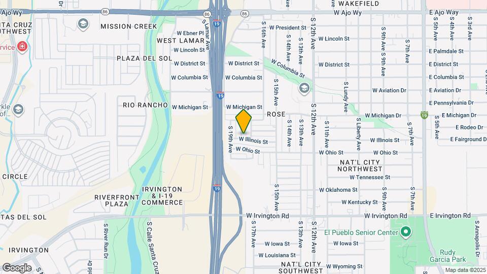 4541 S 18th Ave Map and Location Details