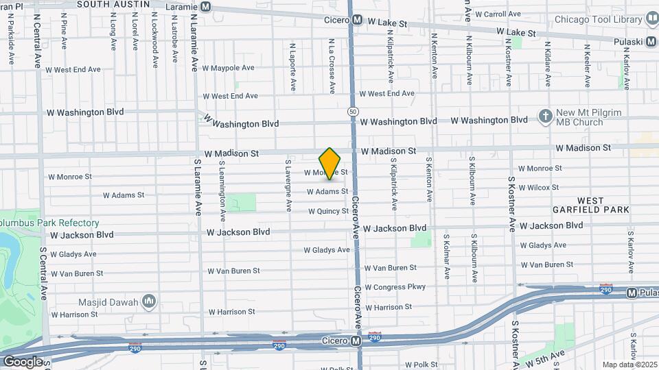 4844 W Adams St Map and Location Details