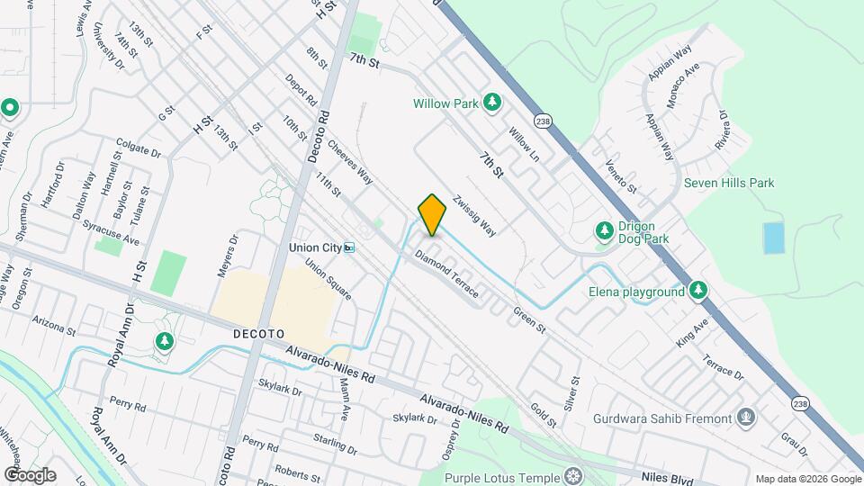 1013 Carnelian Terrace Mapa y Detalles de la Ubicación